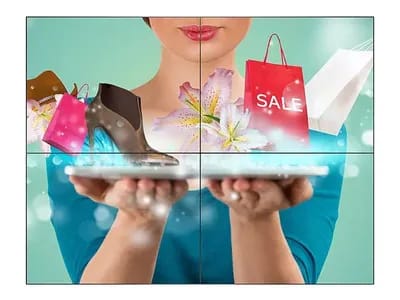 Philips 49BDL2105X - X-Line LED-backlit LCD video wall - signalisation numérique - 1920 x 1080 49" - 4 x - Direct LED