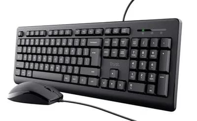 Trust Primo - Clavier/Souris/Noir/Filaire