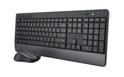 Trust Trezo - Clavier/Souris/Noir/Sans fil