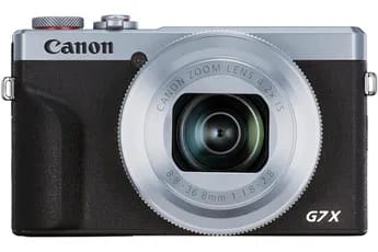 Appareil photo compact Canon G7X Mark III Argent + Batterie supplémentaire