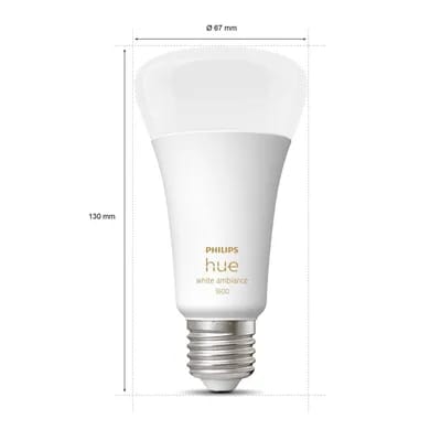 Philips Hue White Ambiance ampoule LED E27 13,5W