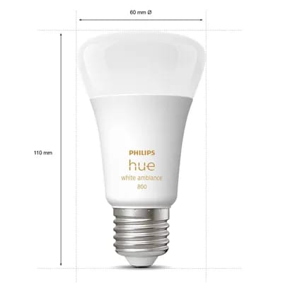 Philips Hue White Ambiance E27 amp LED 8W 1100lm
