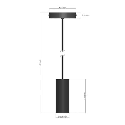 Philips Hue suspension E27, à une lampe, noire