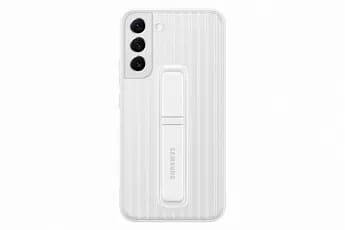 Coque et étui téléphone mobile Samsung Coque Protectrice Standing S22+ Blanc