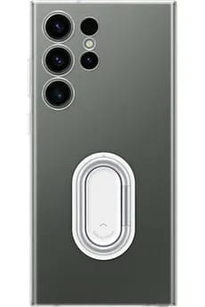 Coque et étui téléphone mobile Samsung Coque transparente avec support amovible S23 Ultra