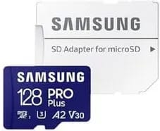 Carte Micro SD 128 Go Pro Plus avec adaptateur SD