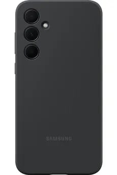 Coque et étui téléphone mobile Samsung Coque Silicone pour Galaxy A35 5G Noir