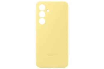 Coque Silicone pour Galaxy S24 FE - Jaune