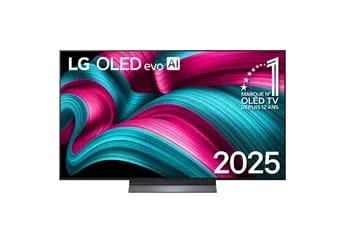 OLED65C54LA.AEU OLED evo Noir Profond et booster de luminosité 120 Hz 4K 139 cm IA 2025