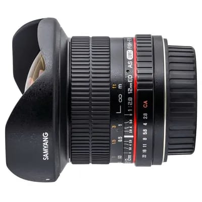 Fish-Eye Samyang 12mm F2.8 AS NCS pour Canon