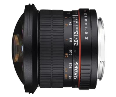 Fish-Eye Samyang 12mm F2.8 AS NCS pour Micro 4/3