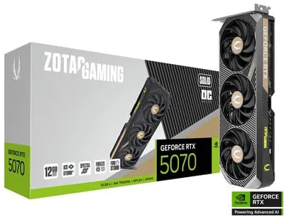 ZOTAC GAMING GeForce RTX 5070 SOLID OC