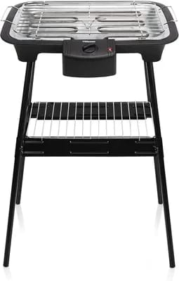 CHECARZHN--NO1-Barbecue Électrique Bq-2883, Sur Pied 70 Cm, 2000 W, 38 X 22 Cm, Noir