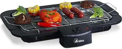 CHECARZHN--NO1-Barbecue Électrique Portable Sans Fumée De 2200 W Grill Électrique Portable Pour Balcon - Barbecue DIntérieur Ou Extérieur - Couleur Noire Modèle Ar1B01, Noir