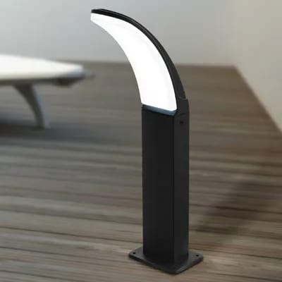 EGLO Potelet LED Fiumicino de forme arquée