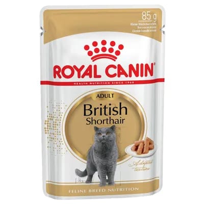 12x85g British Shorthair Royal Canin Breed - Sachets et Boîtes pour Chat