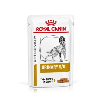 12x100g Urinary S/O en sauce Royal Canin Veterinary Diet - Pâtée pour chien