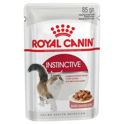 12x85g Instinctive en sauce Royal Canin - Pâtée pour chat