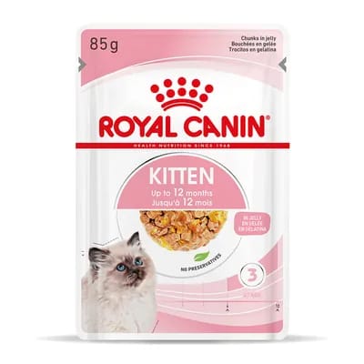 12x85g Kitten Instinctive en gelée Royal Canin pour chaton