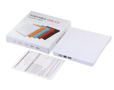 Lecteur CD DVD Portable Graveur Lecteur Optique Graveur Lecteur CD/DVD-ROM CD-RW USB Flash Drive 3.0 Lecteur DVD Externe,KLJ26