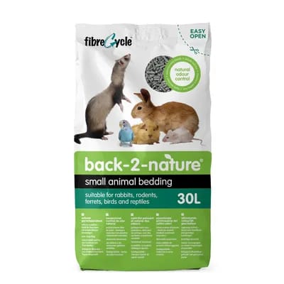 Litière Back-2-Nature Small pour petits animaux - 30 L