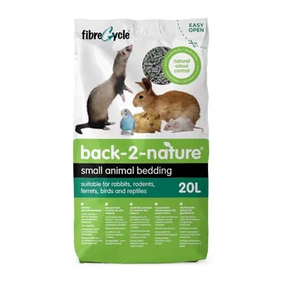 Litière Back-2-Nature Small pour petits animaux - 20 L