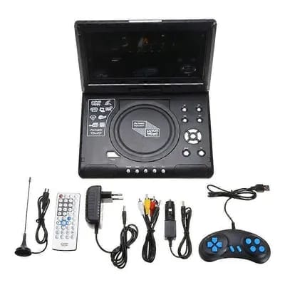 Lecteur DVD portable mobile 9,8 pouces avec mini-TV HD