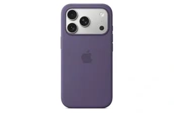Coque iPhone 17 Pro en silicone avec MagSafe - Brouillard Violet