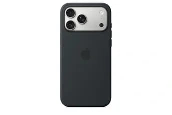 Coque iPhone 17 Pro Max en silicone avec MagSafe - Noir
