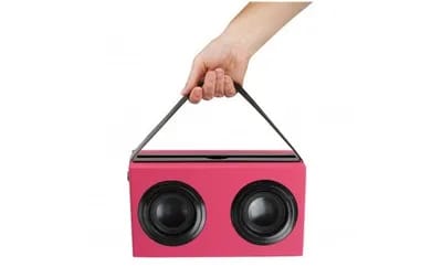 Enceinte Bluetooth Nomade Rose pour tablettes tactiles