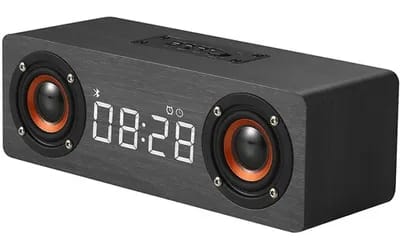 Enceinte Bluetooth Portable LCD Hauts-Parleurs 6W Micro AUX SD FM + SD 32Go Noir