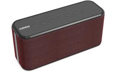 Enceinte Bluetooth Puissante 80W Étanche IPX5 Autonomie 12H TWS Son HiFi Rouge Y