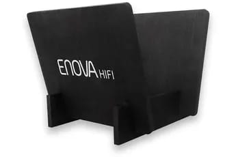 Accessoire platine vinyle Enova Hifi Support posable pour 25 disques vinyle VR 25 BL noir