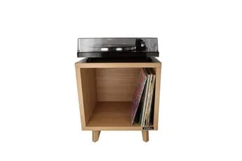 Accessoire platine vinyle Enova Hifi VINYLE LOVER CUBE BOIS