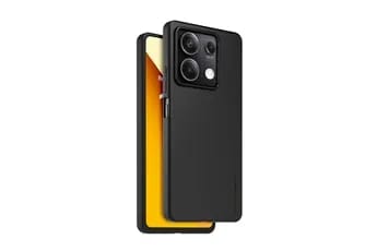 Coque et étui téléphone mobile Made For Xiaomi Coque arriere semi-rigide noir pour Redmi Note 13 5G