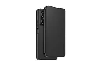 Coque et étui téléphone mobile Made For Xiaomi Etui folio noir avec dragonne amovible pour Redmi Note 13 5G