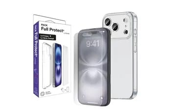 Pack 1 Housse TPU transparente + 1 verre trempé 2.5D iPhone 17 Pro