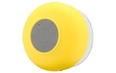 Enceinte Bluetooth Waterproof Kit Mains Libres Iphone Smartphone Tablette Jaune