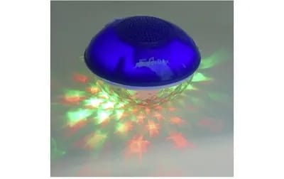 Enceinte lumineuse étanche bleue 5W Mini-PLOOFBOX