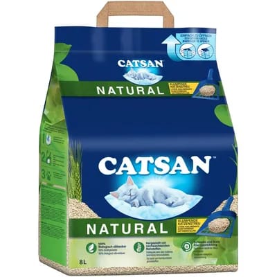 8L Natural Catsan Litière pour chat : 15 % de remise !