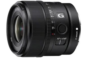 Objectif à Focale fixe Sony E 15mm f/1.4 G