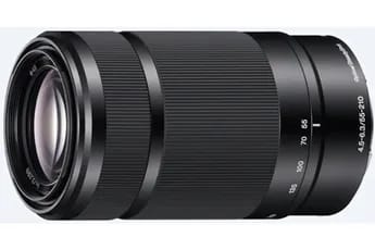 Objectif zoom Sony E 55-210 mm F/4,5-6,3 OSS noir