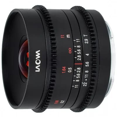Objectif Ciné Laowa 9 mm T2.9 ZERO-D - Fuji X