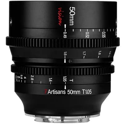 7artisans 50 mm T1.05 Canon (EOS-R Mount) noir