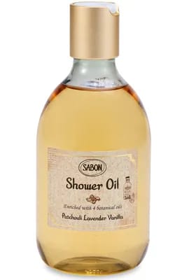 Huile de douche patchouli lavande & vanille - Sabon