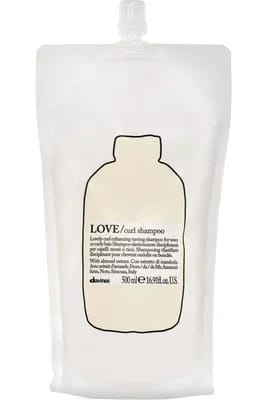 Shampoing disciplinant rechargeable pour cheveux ondulés et bouclés Love Curl - Recharge 500ml - Davines
