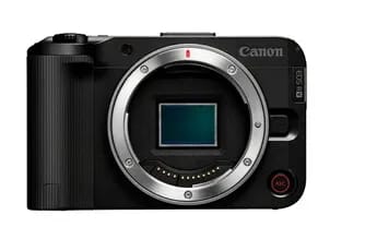 EOS R50 V + Optique RF-S 14-30mm pour Système EOS R + Poignée-Trépied HG-100TBR avec commande a distance Bluetooth + Microphone DM-E100 + Carte SD 128 GB