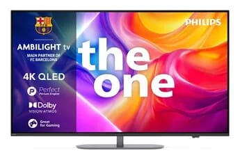 QLED 55PUS9050 139cm 4K UHD Ambilight P5 VRR 144Hz Pied pivotant The One 2025