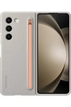 Coque et étui téléphone mobile Samsung Coque avec S Pen integre Z Fold 5 Creme