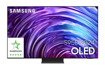 TV LED Samsung TQ77S95D OLED Anti reflet 4K AI 195cm 2024